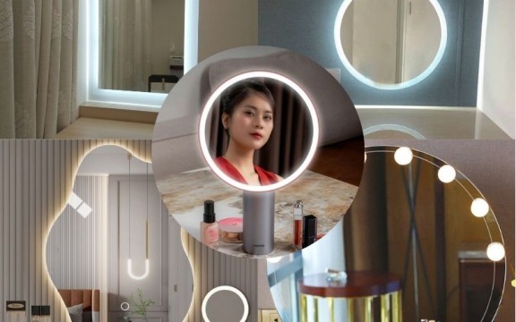 Top 5 Mẫu Gương Led Trang Điểm Hot - Cập nhật 2026